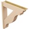 Ekena Millwork 8-in W x 38-in D x 42-in H Funston Trad Rough Cedar Woodgrain TimberThane Outlooker, Primed Tan OUTUR080X38X42FST04RCPR - alternate 2